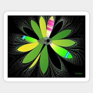 Fractal Flower Sticker